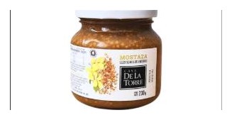 [ASAO-0053] MOSTAZA CON SEMILLAS ENTERAS 230G - Casa de la Torre