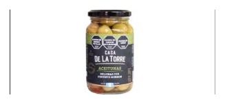 ACEITUNAS RELLENAS CON MORRON 300G - Casa de la Torre