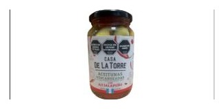 ACEITUNAS VERDES DESCAROZADAS CON AJI JALAPENO 300G - Casa de la Torre