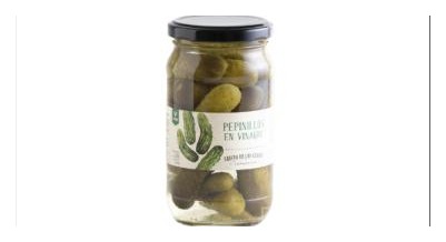 PEPINILLOS EN VINAGRE DE ALCOHOL 300G - Cristo de los Cerros