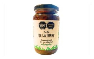 [ASAO-0122] BERENJENAS EN ESCABECHE AHUMADA 300G - Casa de la Torre