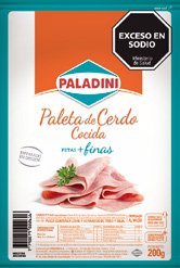 [PAL-006] Paleta de Cerdo Cocida Fetas Finas 200g Envasado - Paladini