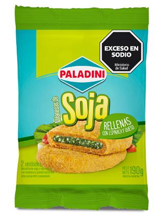 [PAL-107] Milanesas de Soja, Espinaca y Queso x2 190g Envasado - Paladini