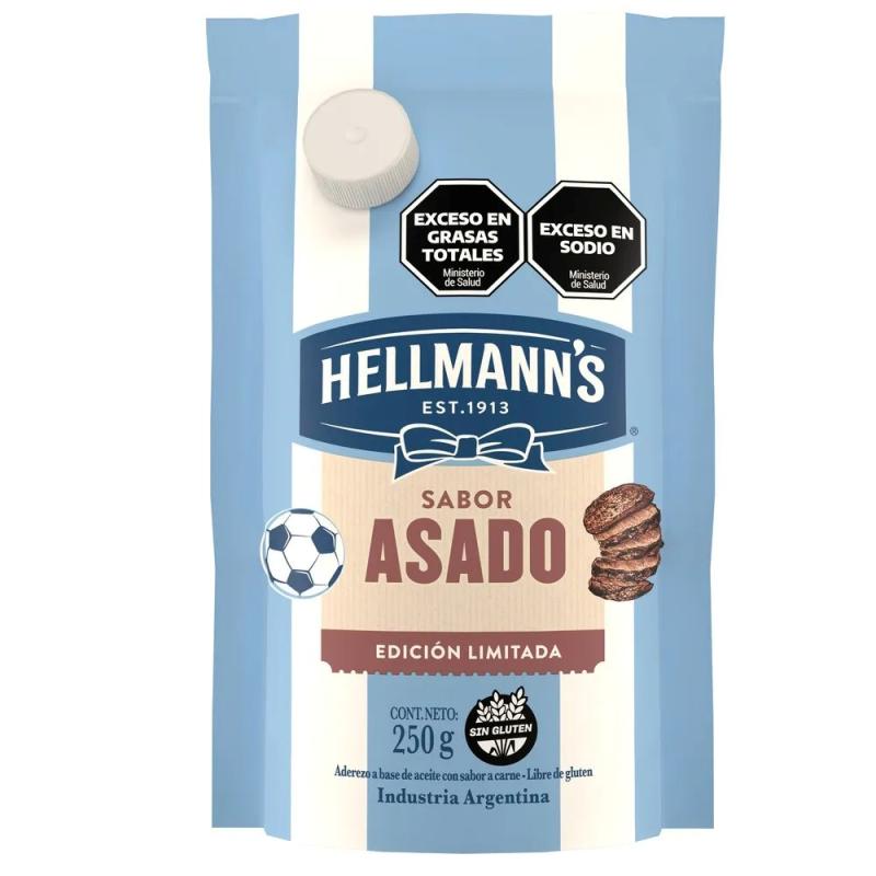 Mayonesa Hellmanns Aderezo Asado Doypack 250g