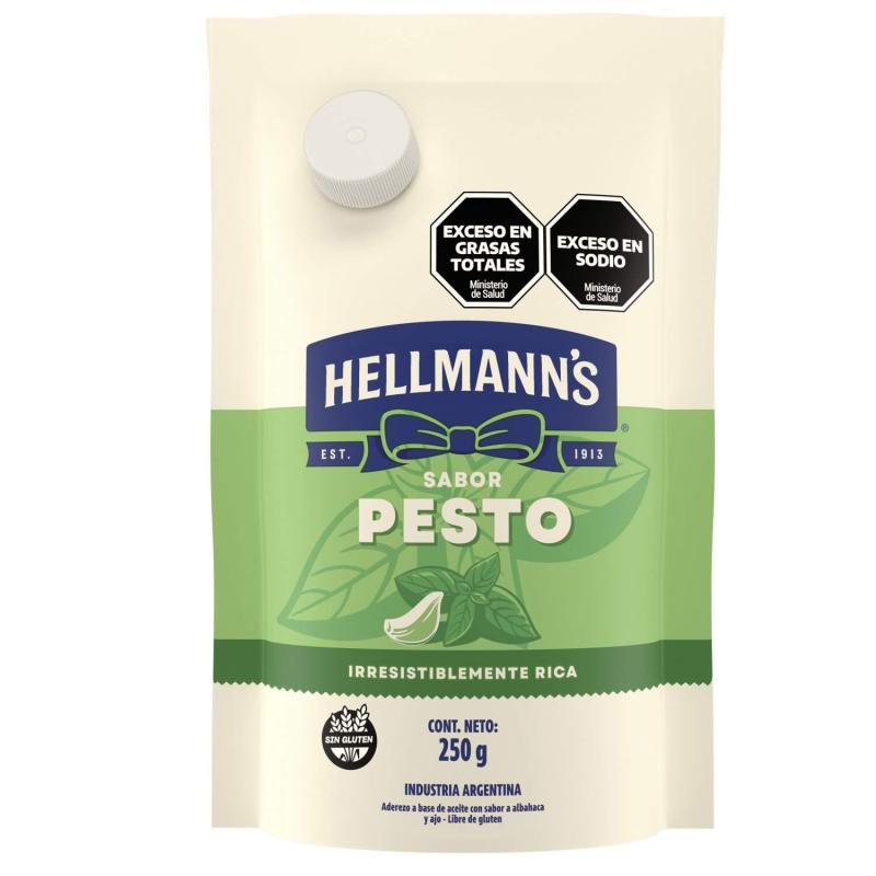 Mayonesa Hellmanns Aderezo Pesto Doypack 250g