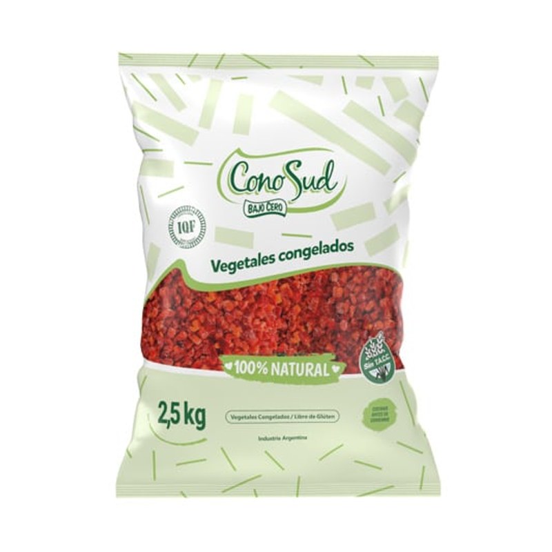 [CMK-022] Pimientos Morrones IQF (bolsa 2,5kg) - Conosud