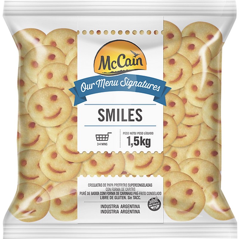 [CMK-044] Papas Smile (bolsa 1,5kg) - McCain