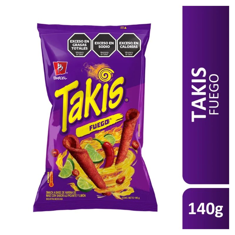 [EST-009] Takis Fuego 140g - Barcel
