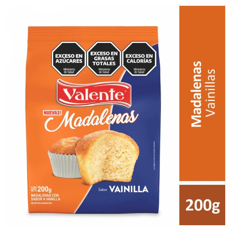 [EST-019] Madalenas Vainilla 200g - Valente