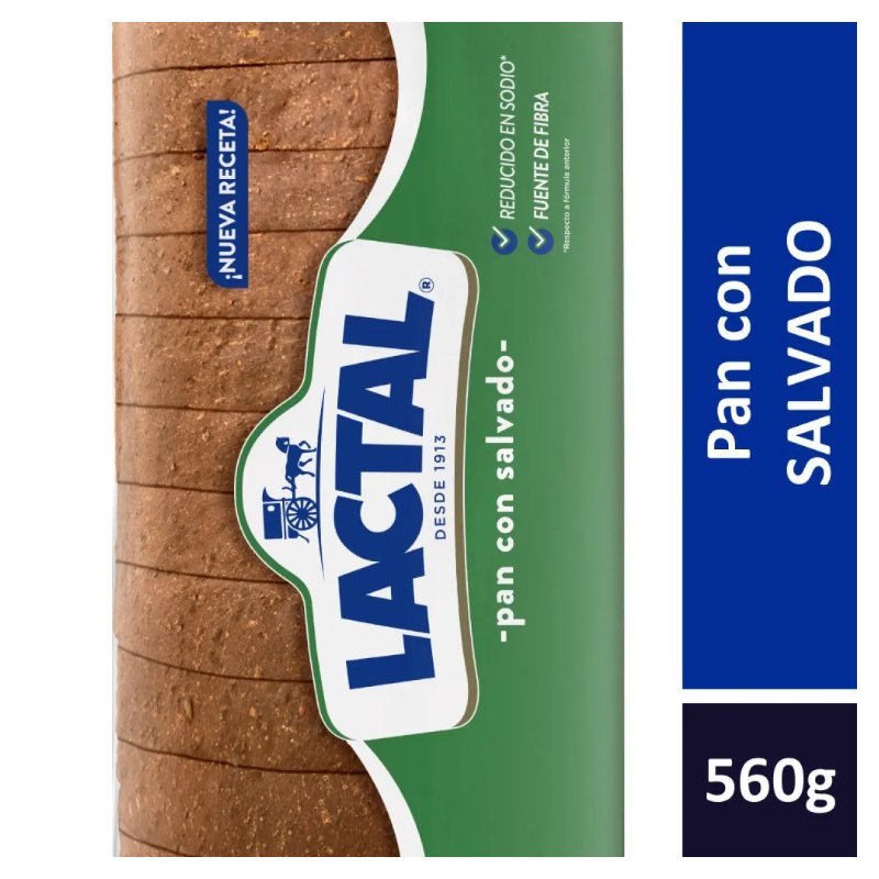 [EST-030] Pan Salvado Grande 560g - Lactal