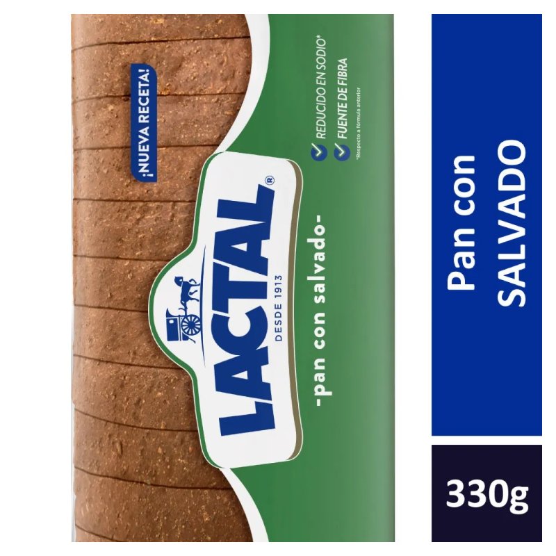 [EST-032] Pan Salvado Chico 330g - Lactal