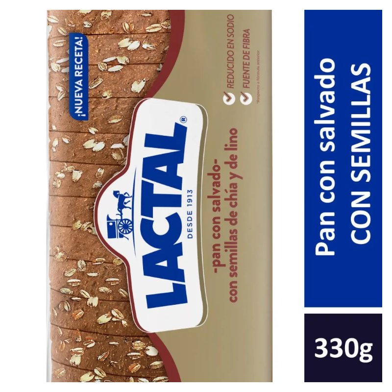 [EST-034] Pan Semillado 330g - Lactal