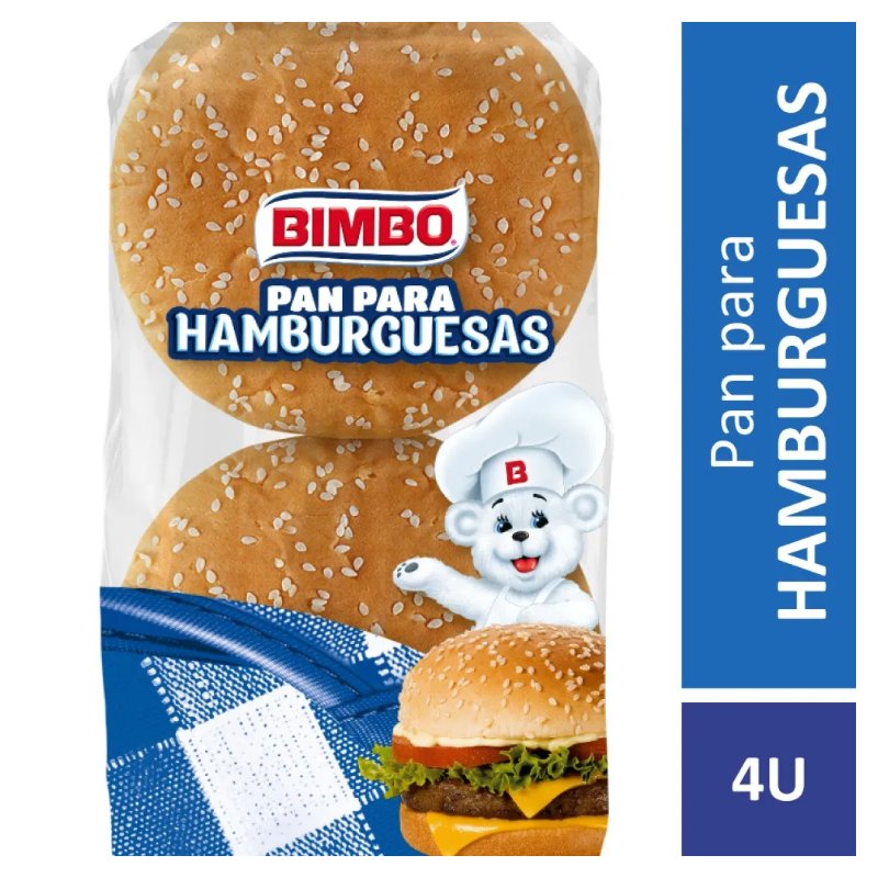 [EST-050] Pan de Hamburguesa 4x210g - Bimbo