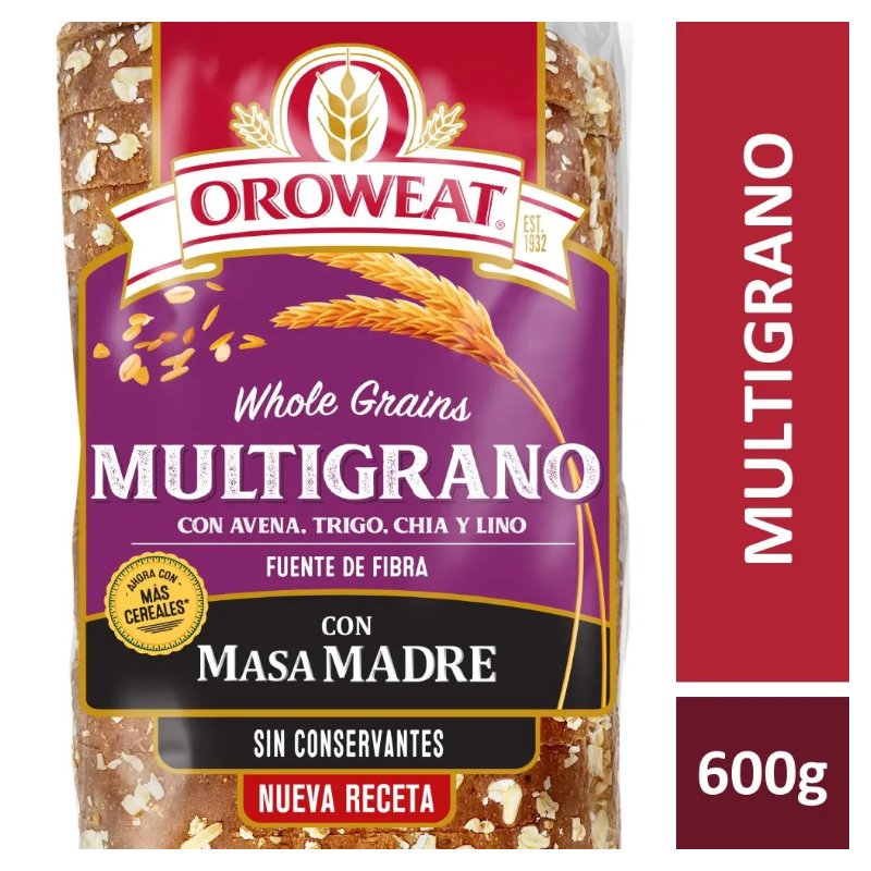 [EST-056] Pan Oroweat Multigrano 600g - Bimbo