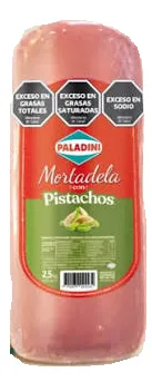 Mortadela con Pistacho 2,5kg - Paladini