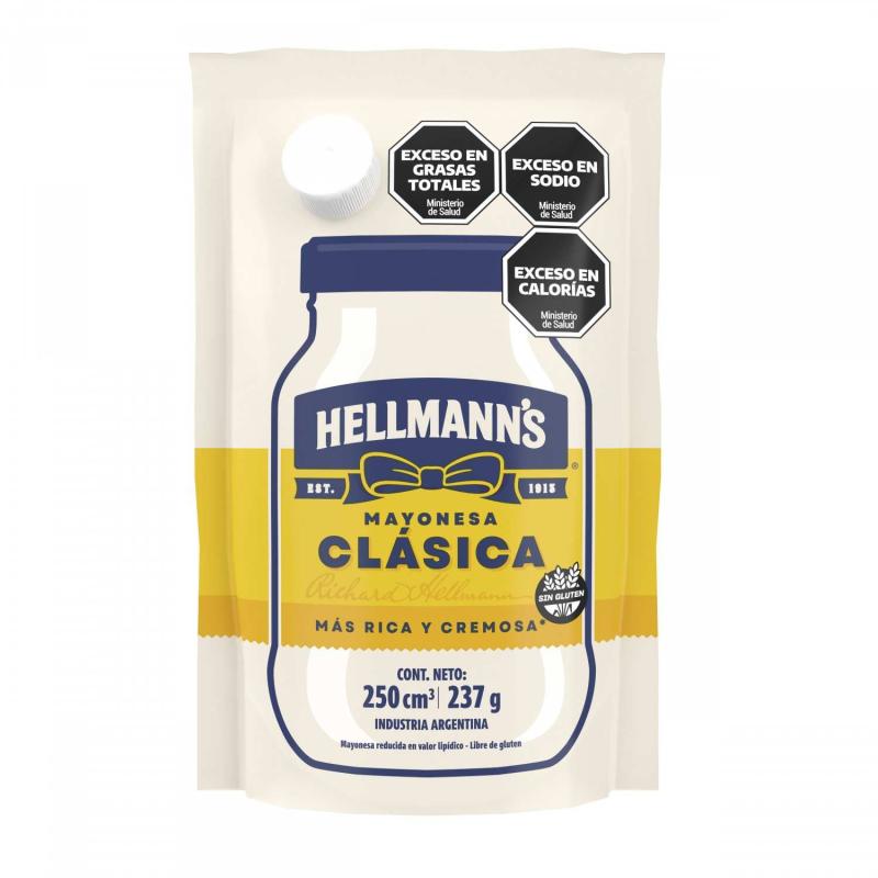 Mayonesa Hellmanns Clasica Doypack 237g