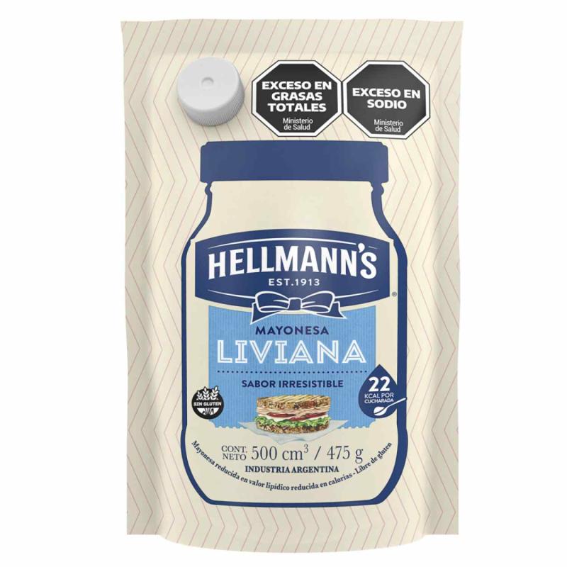 Mayonesa Hellmanns Liviana Doypack 475g