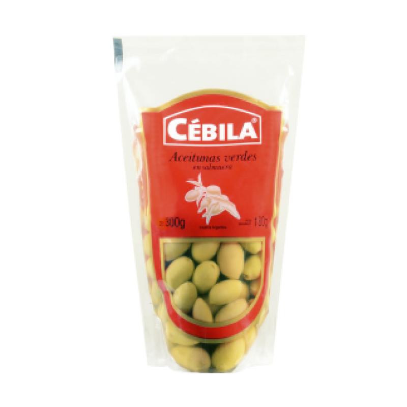 Aceituna Cebila Verde Doypack 300g