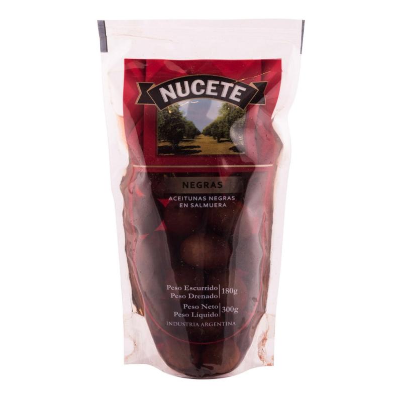 Aceituna Nucete Negra Rodajas Doypack 300g