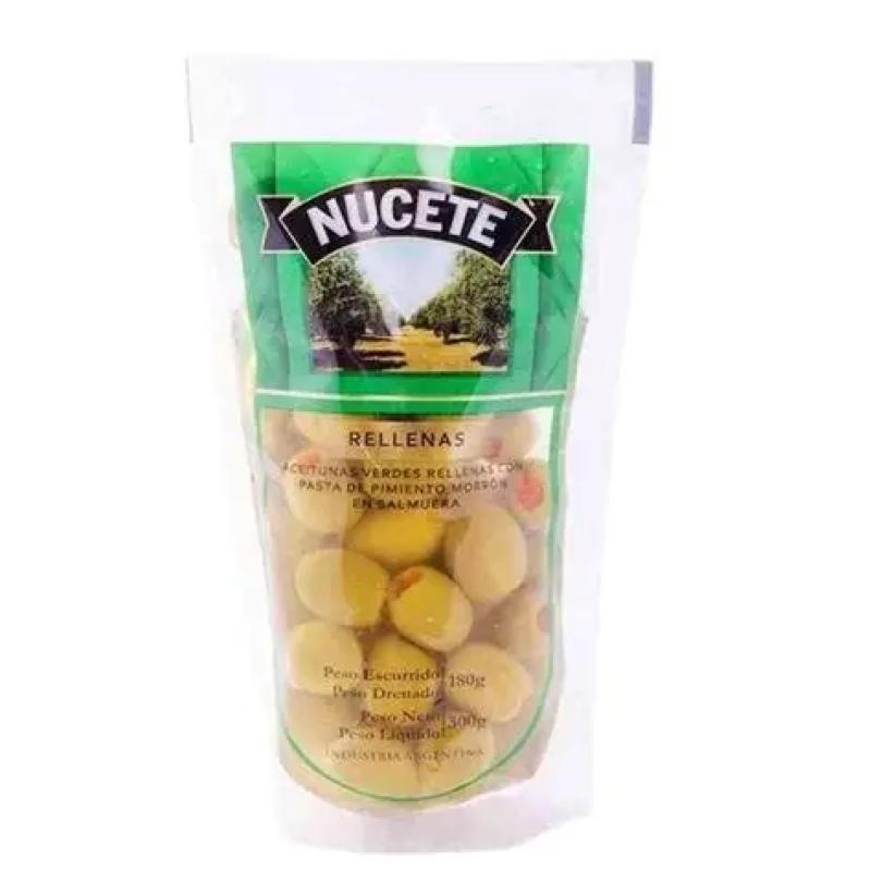 Aceituna Nucete Verde Rellena Sachet 190g