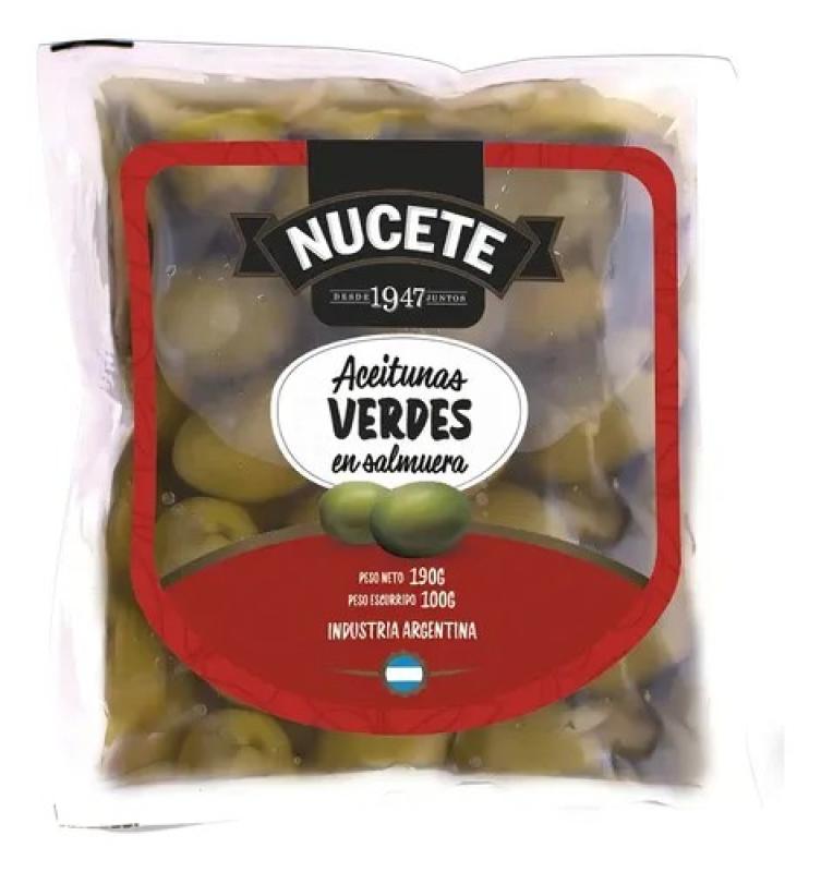 Aceituna Nucete Verde Sachet 190g